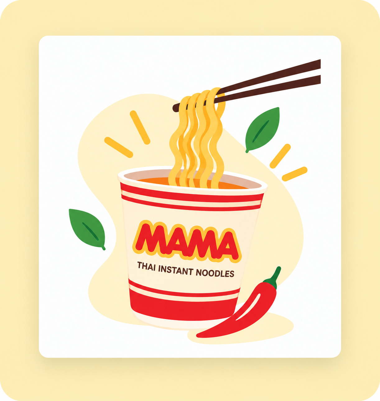 Thai instant noodles